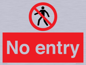 No entry